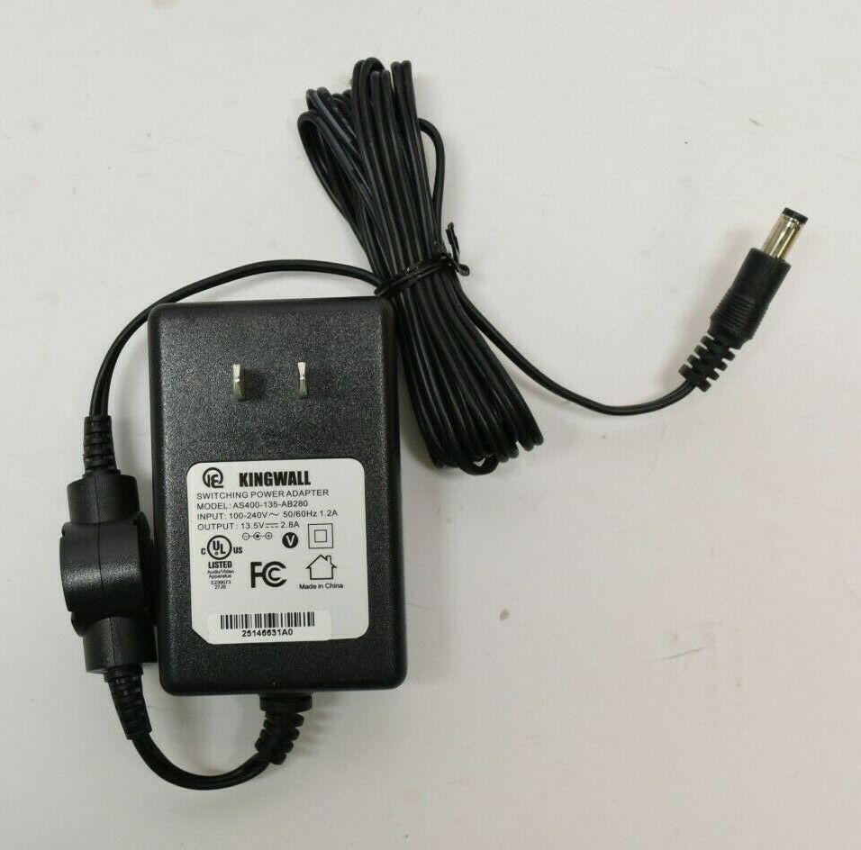 Genuine Kingwall 13.5V 2.8A AC Adapter AS400-135-AB280 Switching Power Supply - Click Image to Close